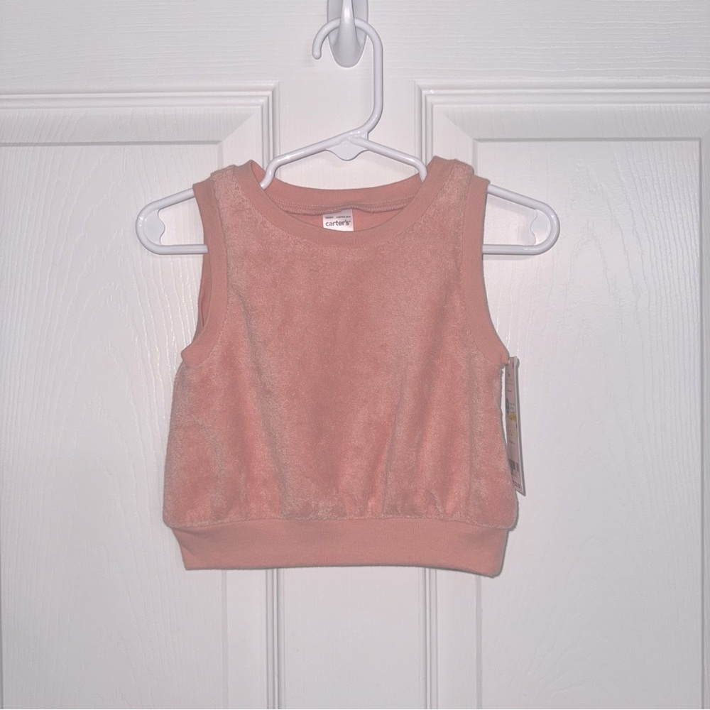 NWT Carter’s Girl’s Terry Tank Top Size 18 Months